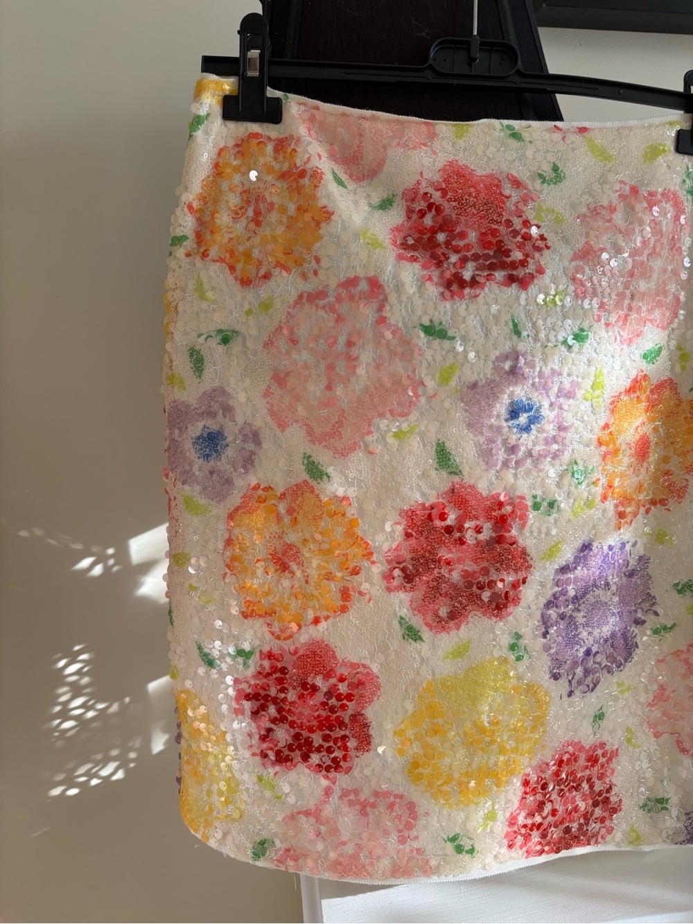 Elie Tahari Multicolor Floral sequin Skirt - Picture 5 of 13
